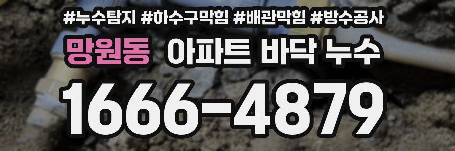 망원동 아파트 바닥 누수