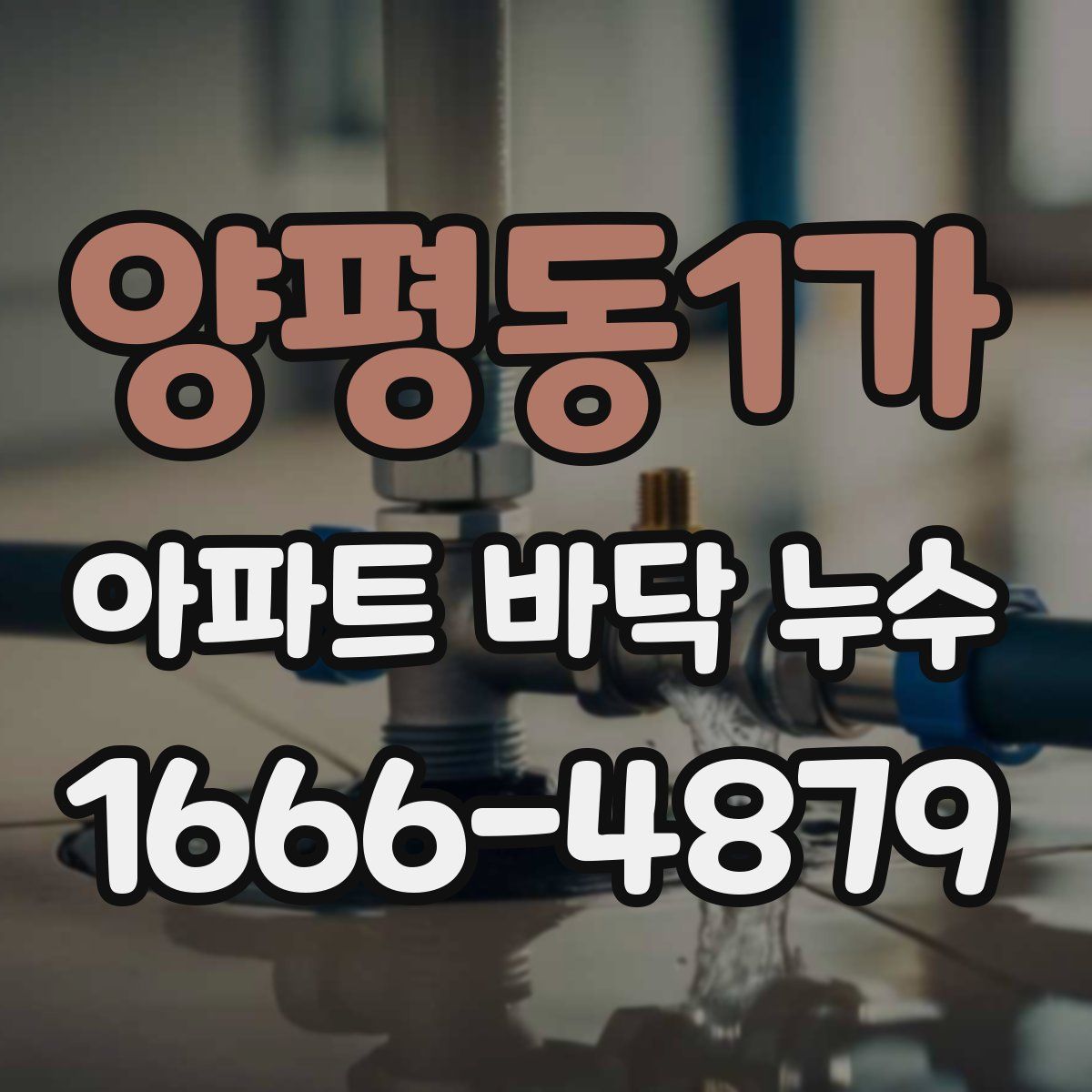 양평동1가 아파트 바닥 누수