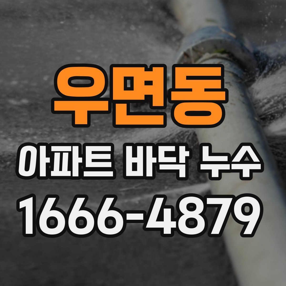 우면동 아파트 바닥 누수