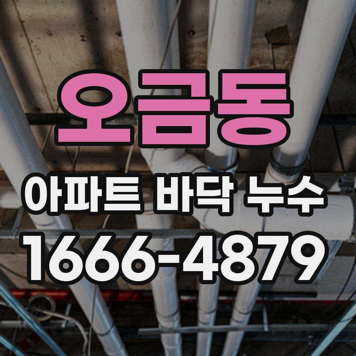 오금동 아파트 바닥 누수