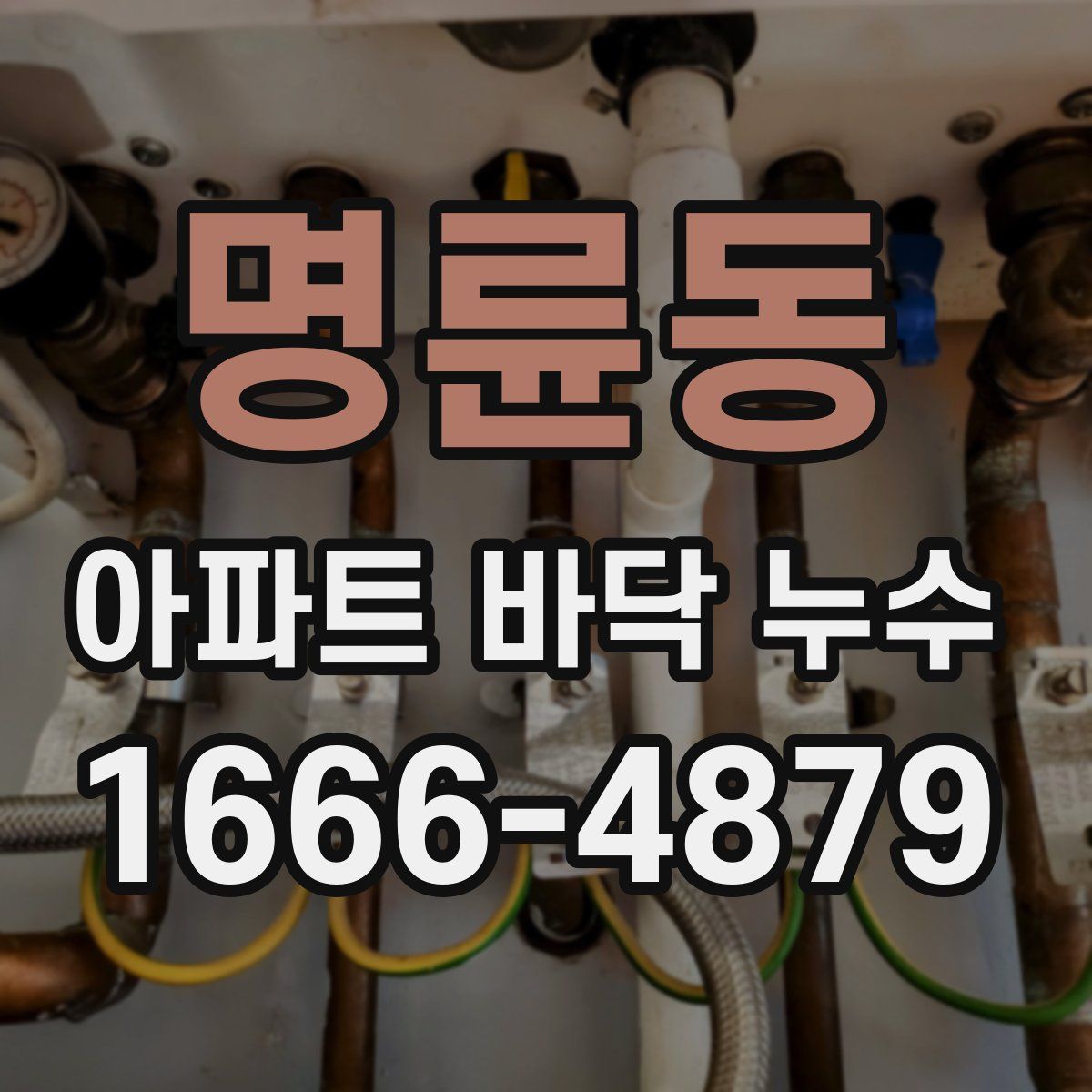 명륜동 아파트 바닥 누수