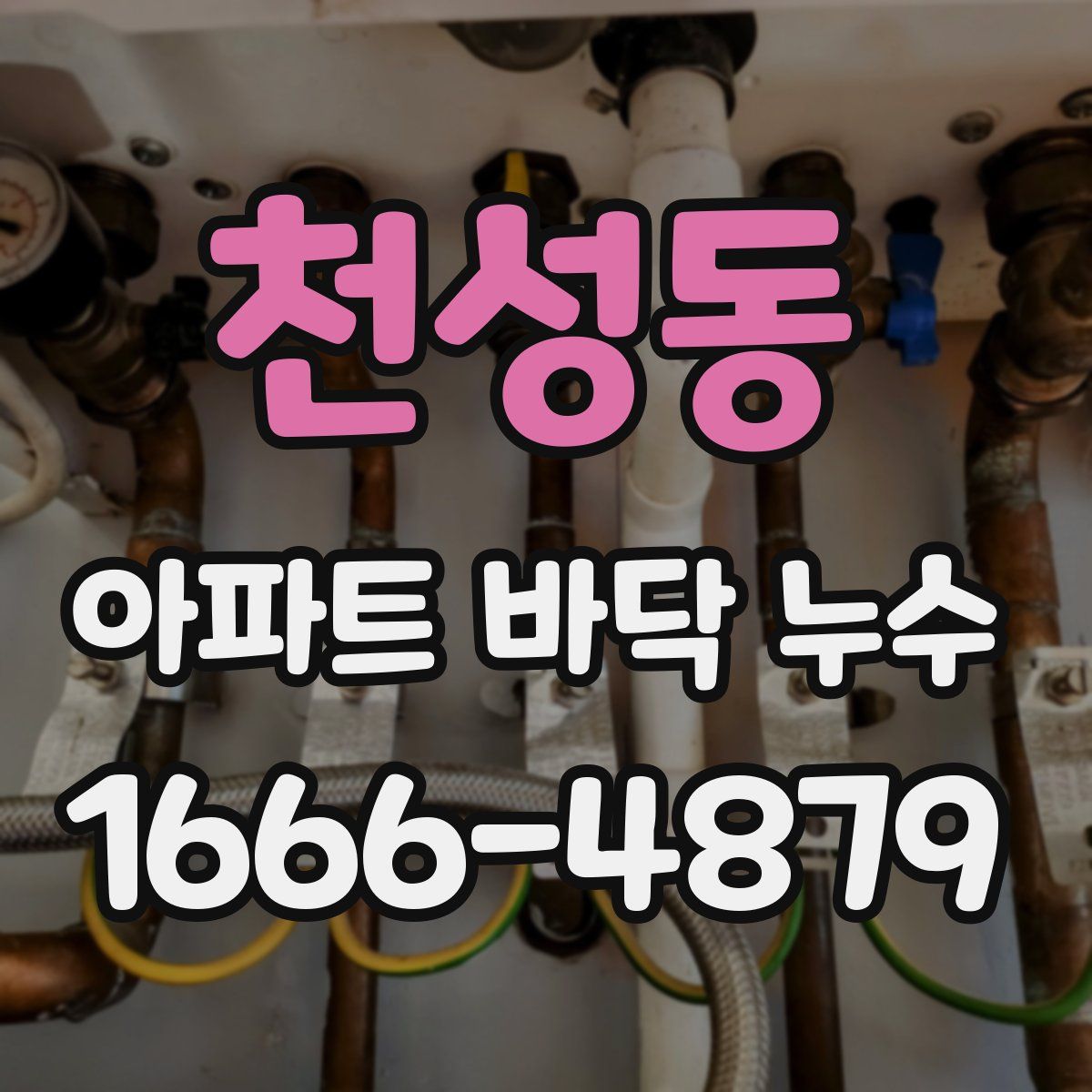 천성동 아파트 바닥 누수