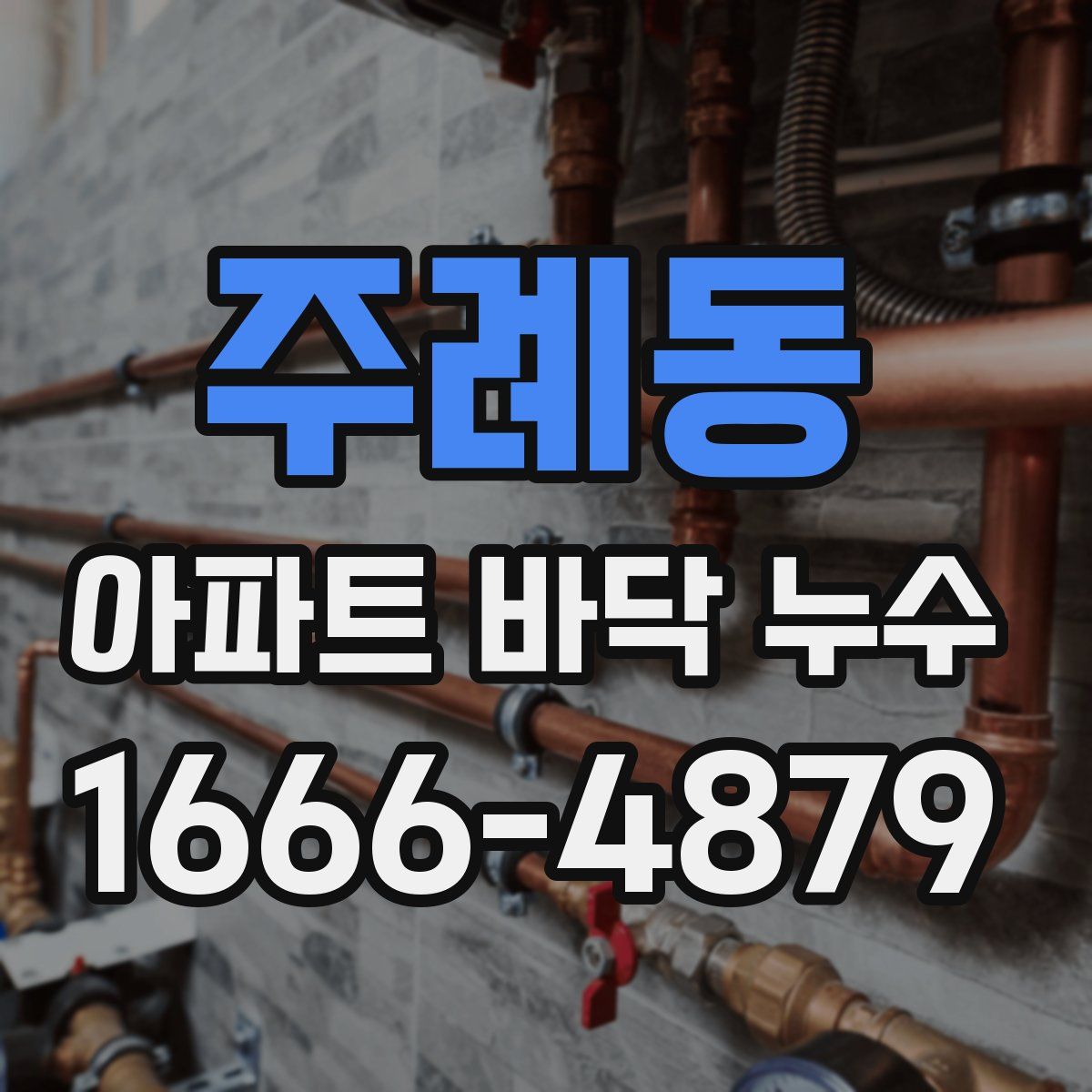 주례동 아파트 바닥 누수