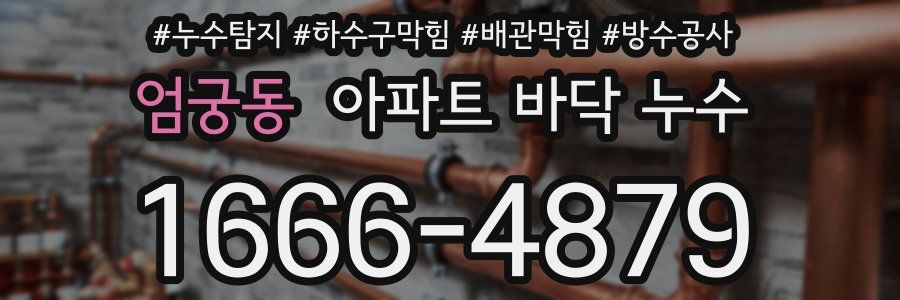 엄궁동 아파트 바닥 누수