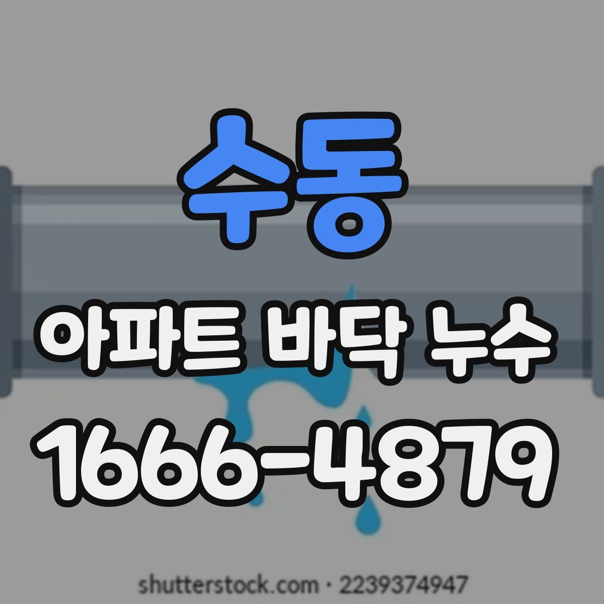 수동 아파트 바닥 누수