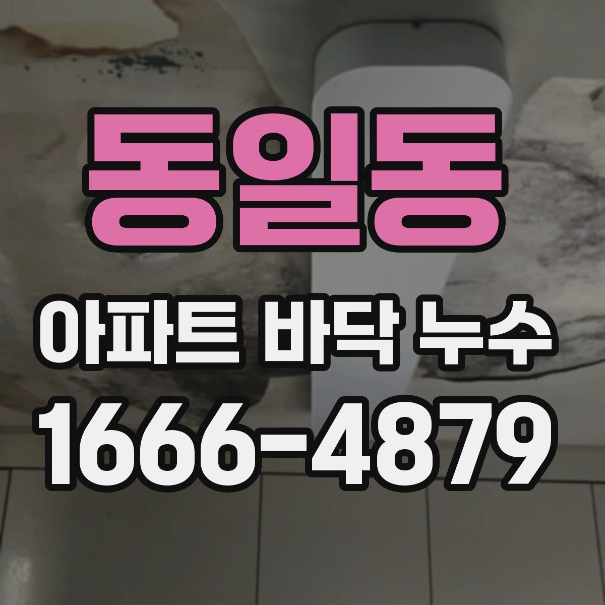 동일동 아파트 바닥 누수