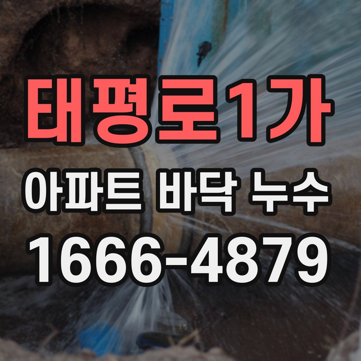 태평로1가 아파트 바닥 누수