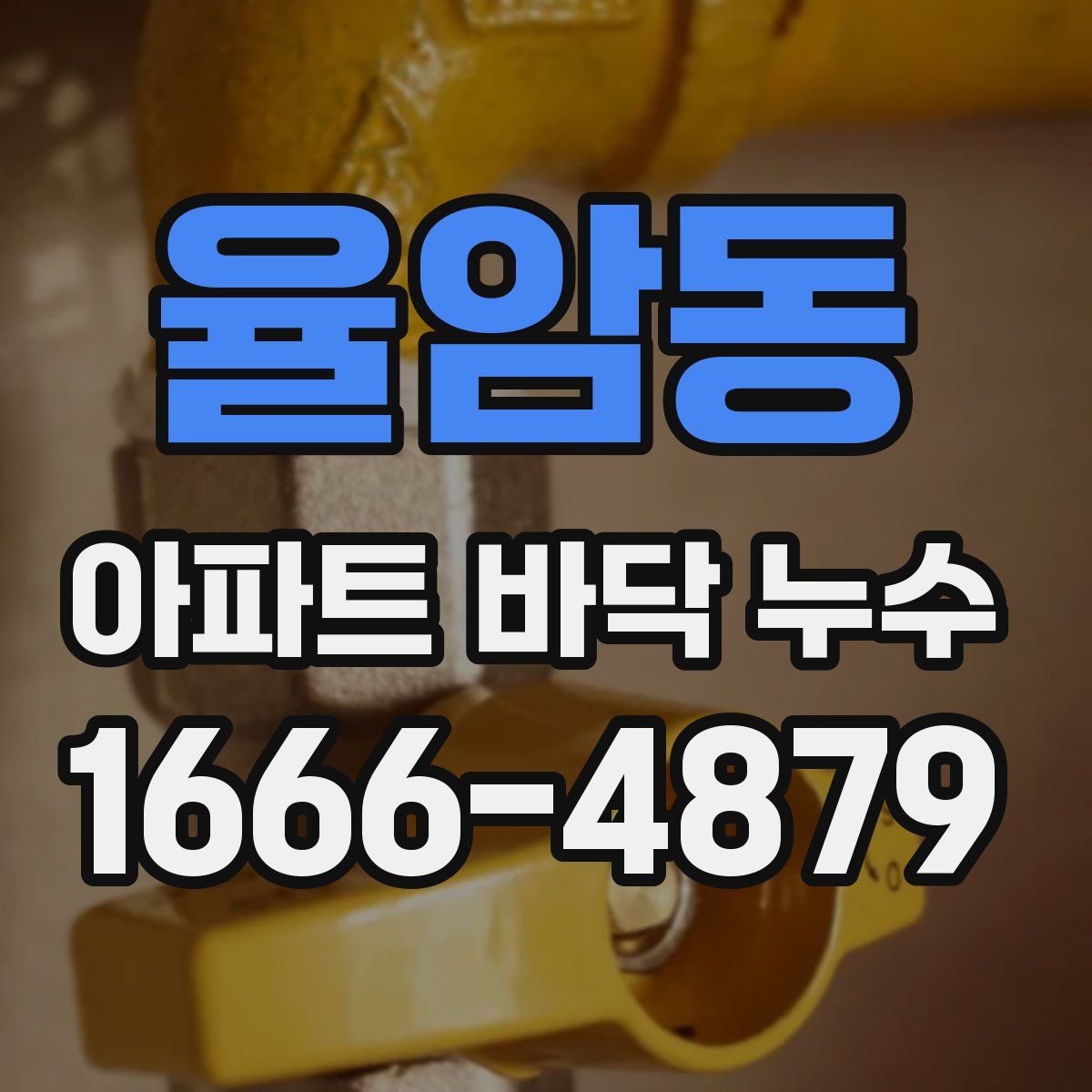 율암동 아파트 바닥 누수