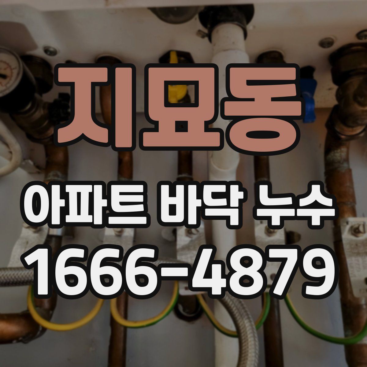 지묘동 아파트 바닥 누수