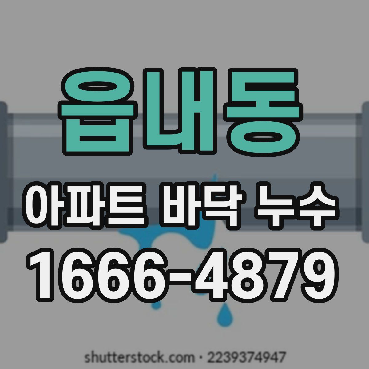 읍내동 아파트 바닥 누수