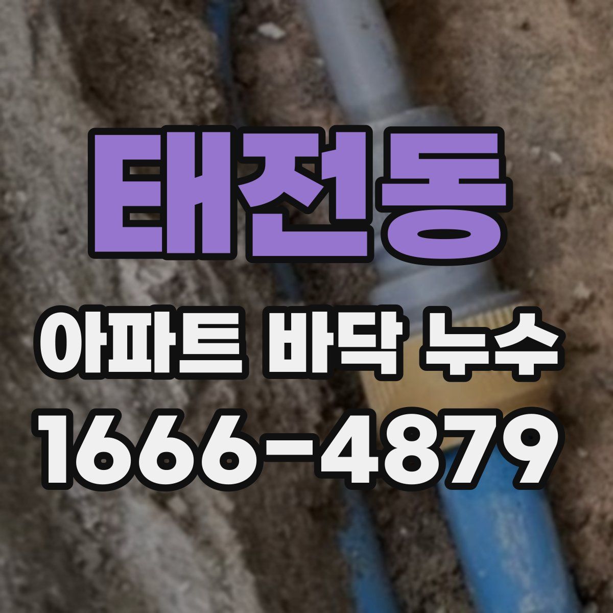 태전동 아파트 바닥 누수