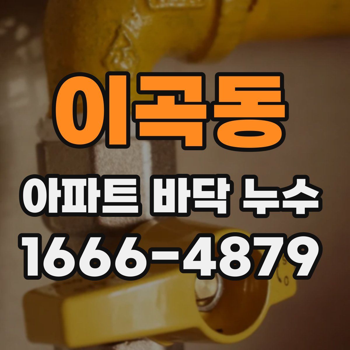 이곡동 아파트 바닥 누수