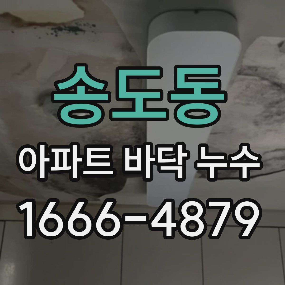 송도동 아파트 바닥 누수