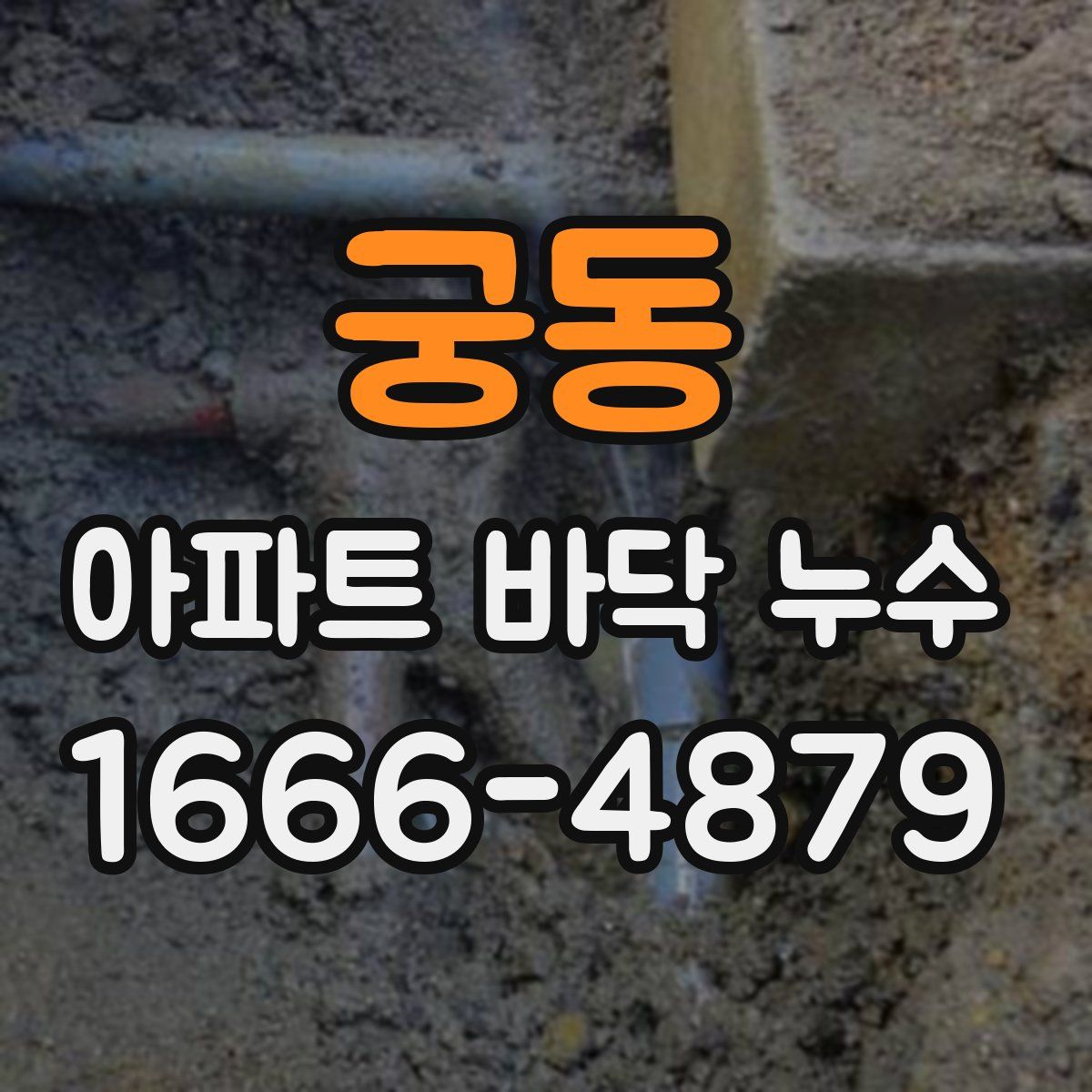 궁동 아파트 바닥 누수