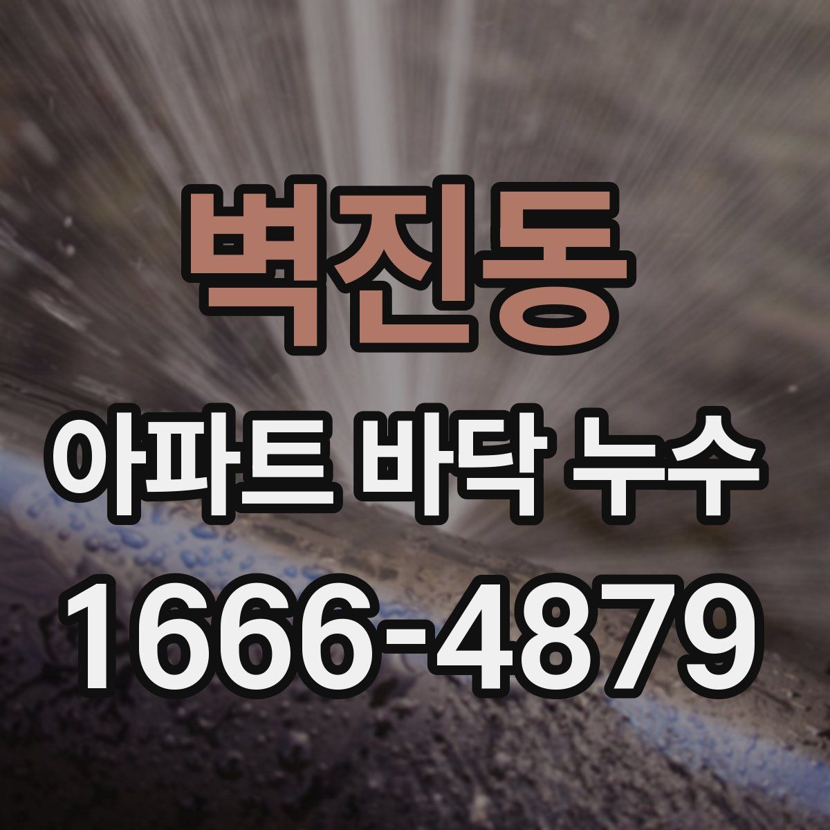 벽진동 아파트 바닥 누수