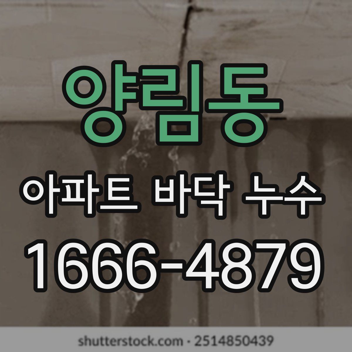 양림동 아파트 바닥 누수