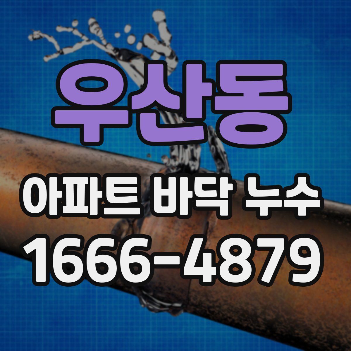 우산동 아파트 바닥 누수