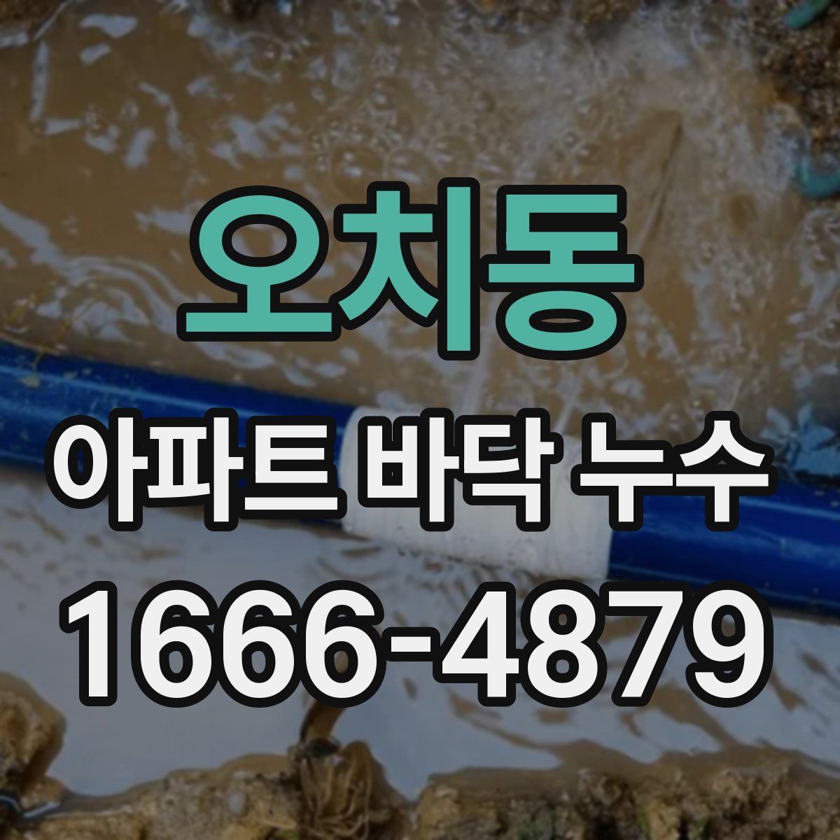 오치동 아파트 바닥 누수