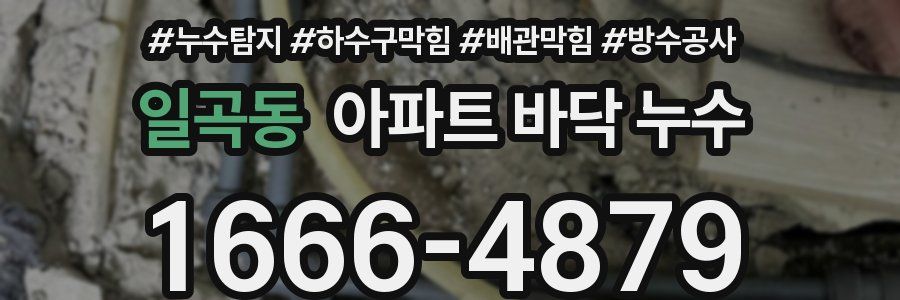 일곡동 아파트 바닥 누수