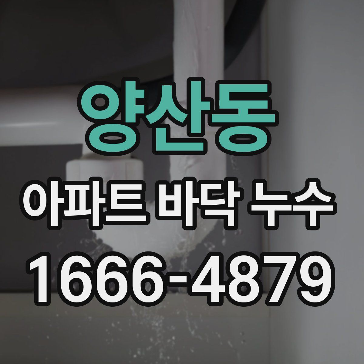 양산동 아파트 바닥 누수