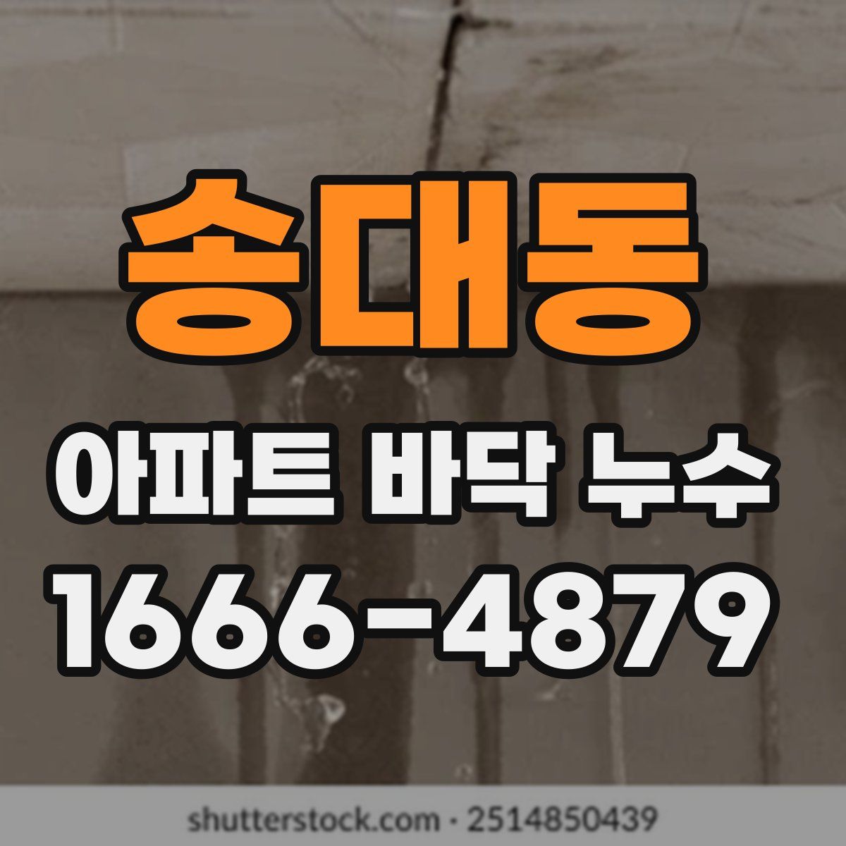 송대동 아파트 바닥 누수