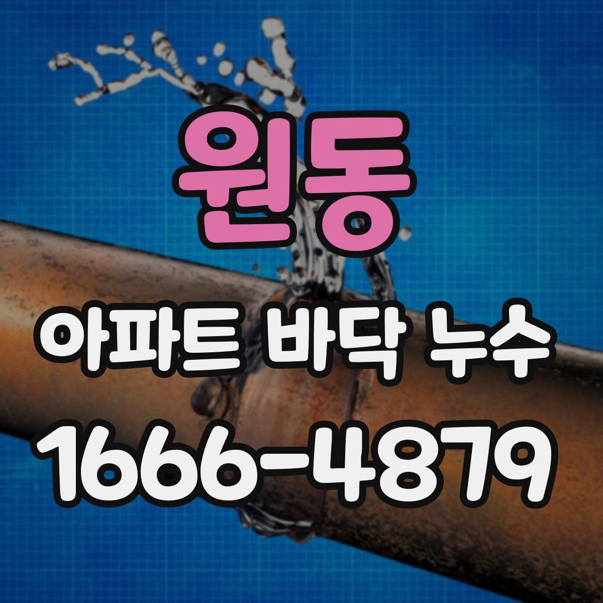 원동 아파트 바닥 누수