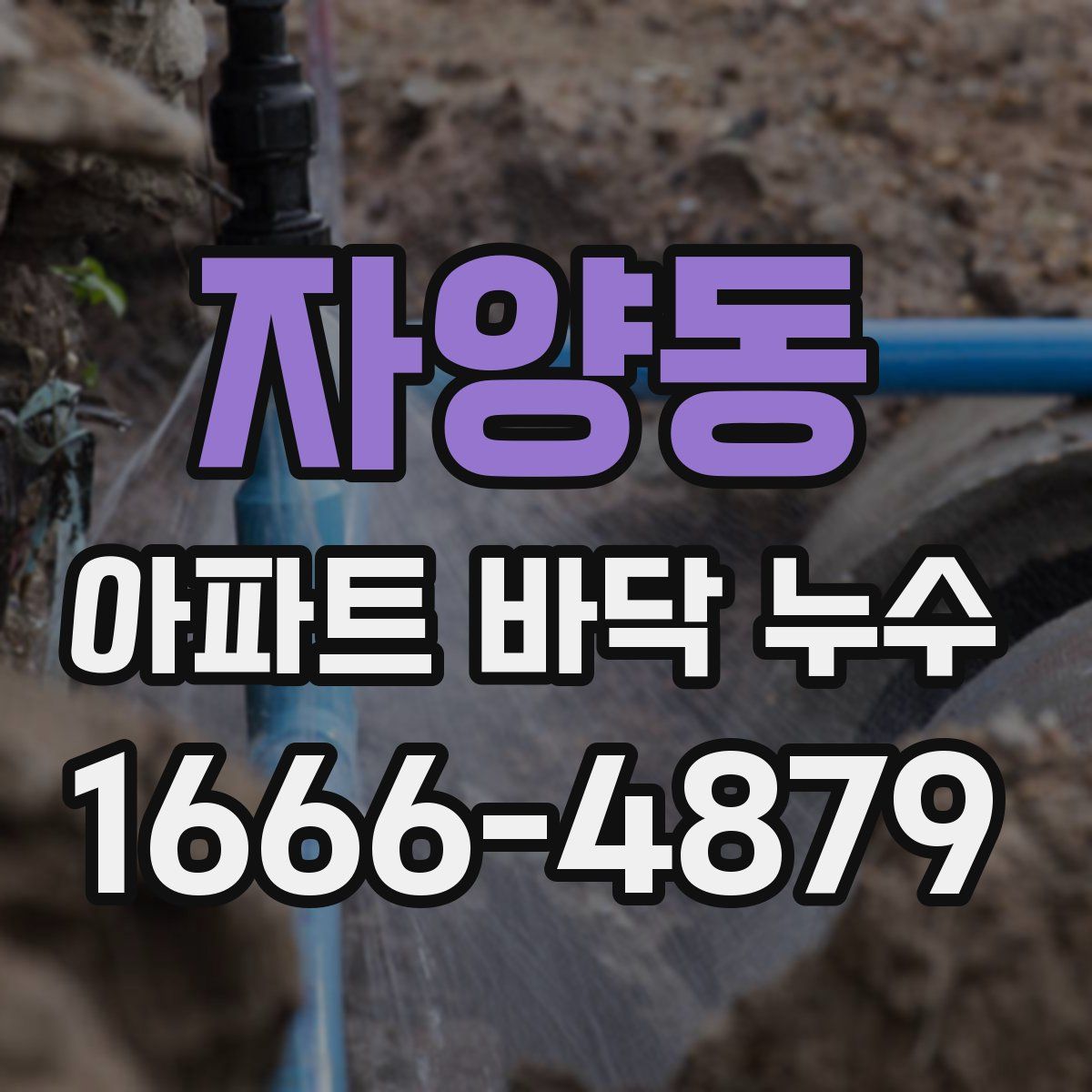 자양동 아파트 바닥 누수