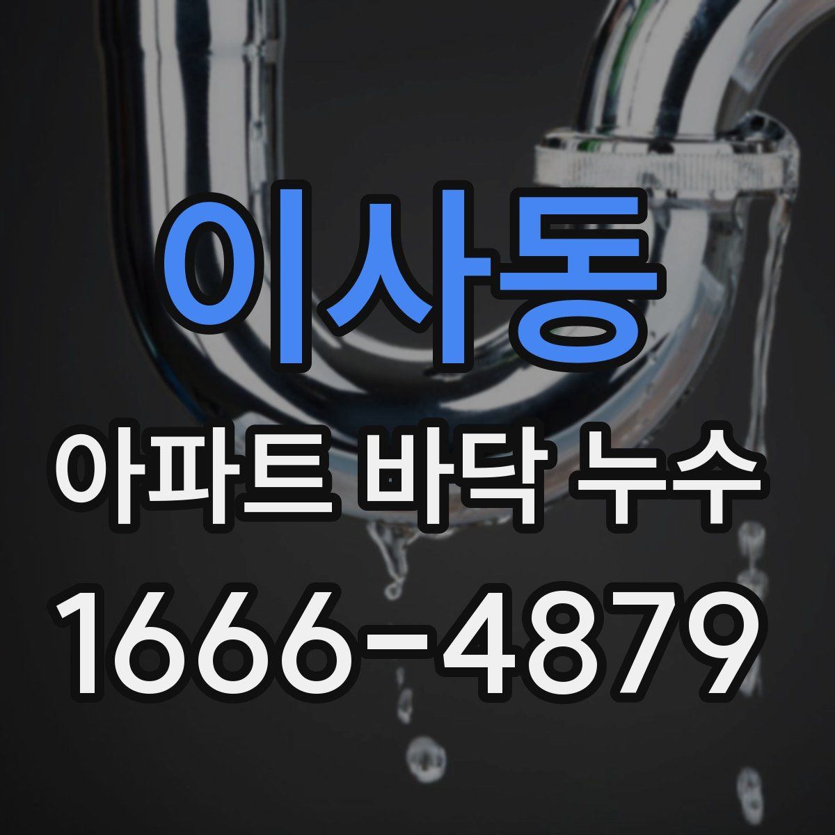 이사동 아파트 바닥 누수