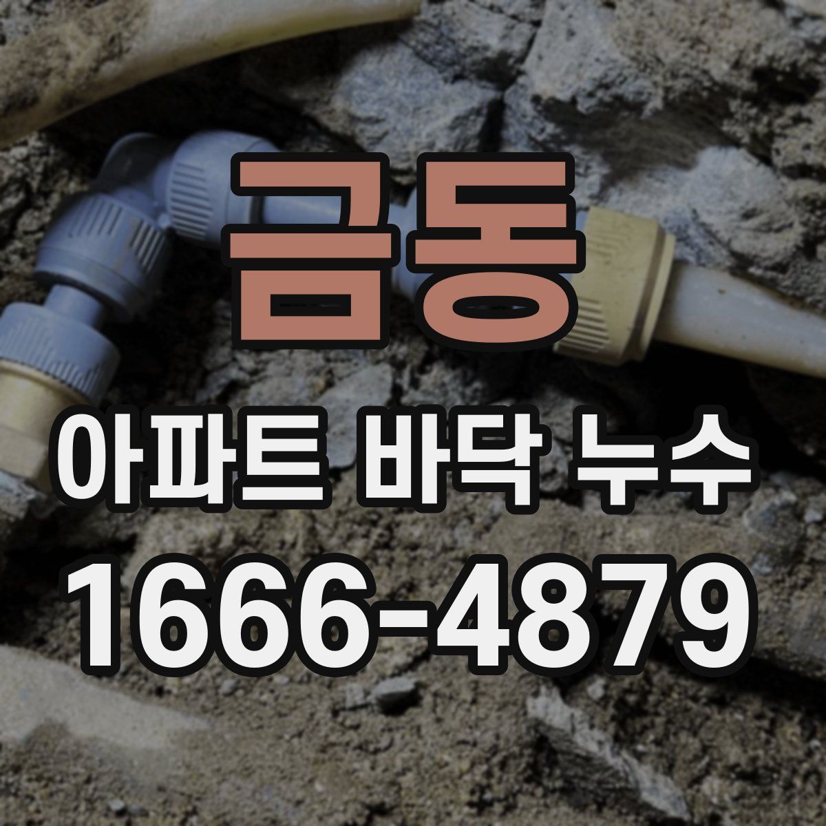 금동 아파트 바닥 누수