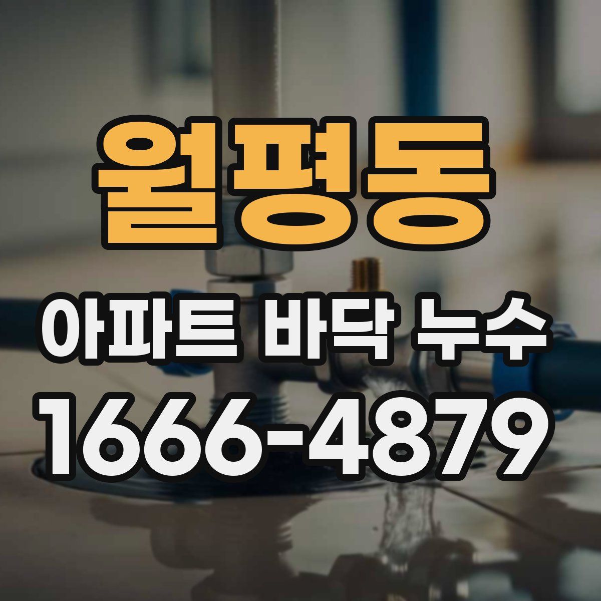 월평동 아파트 바닥 누수