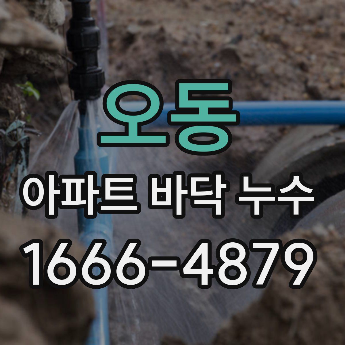 오동 아파트 바닥 누수