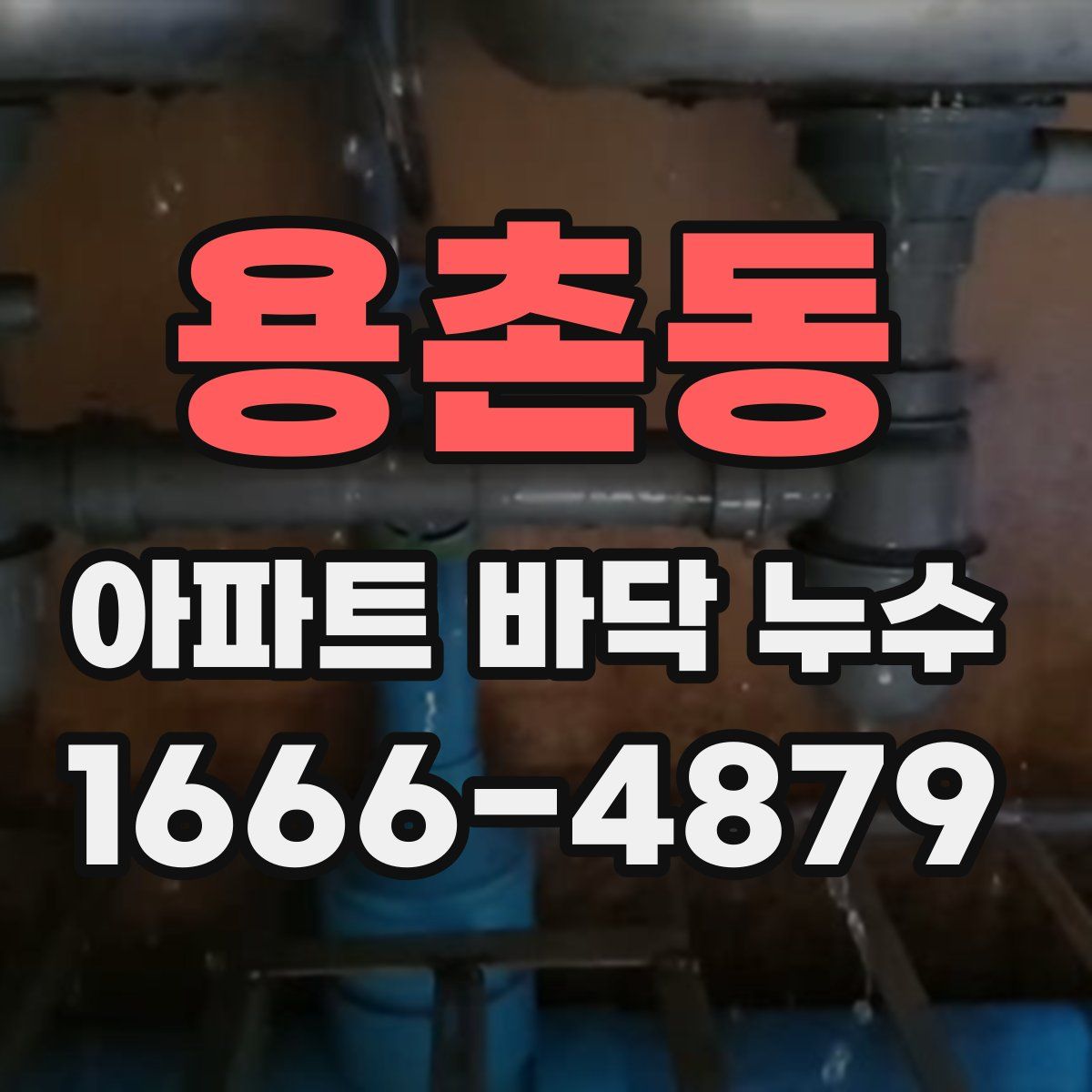 용촌동 아파트 바닥 누수