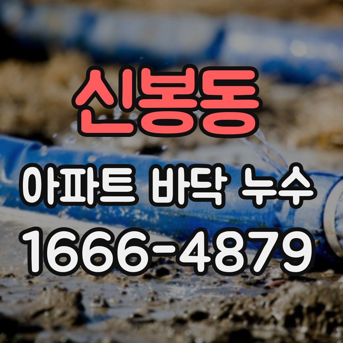 신봉동 아파트 바닥 누수