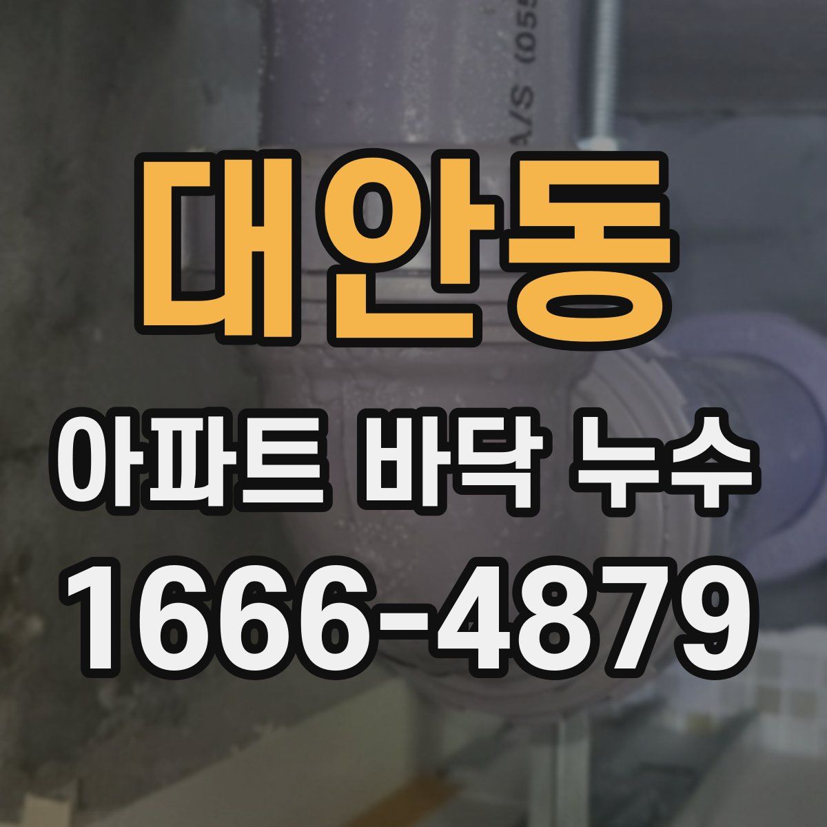 대안동 아파트 바닥 누수