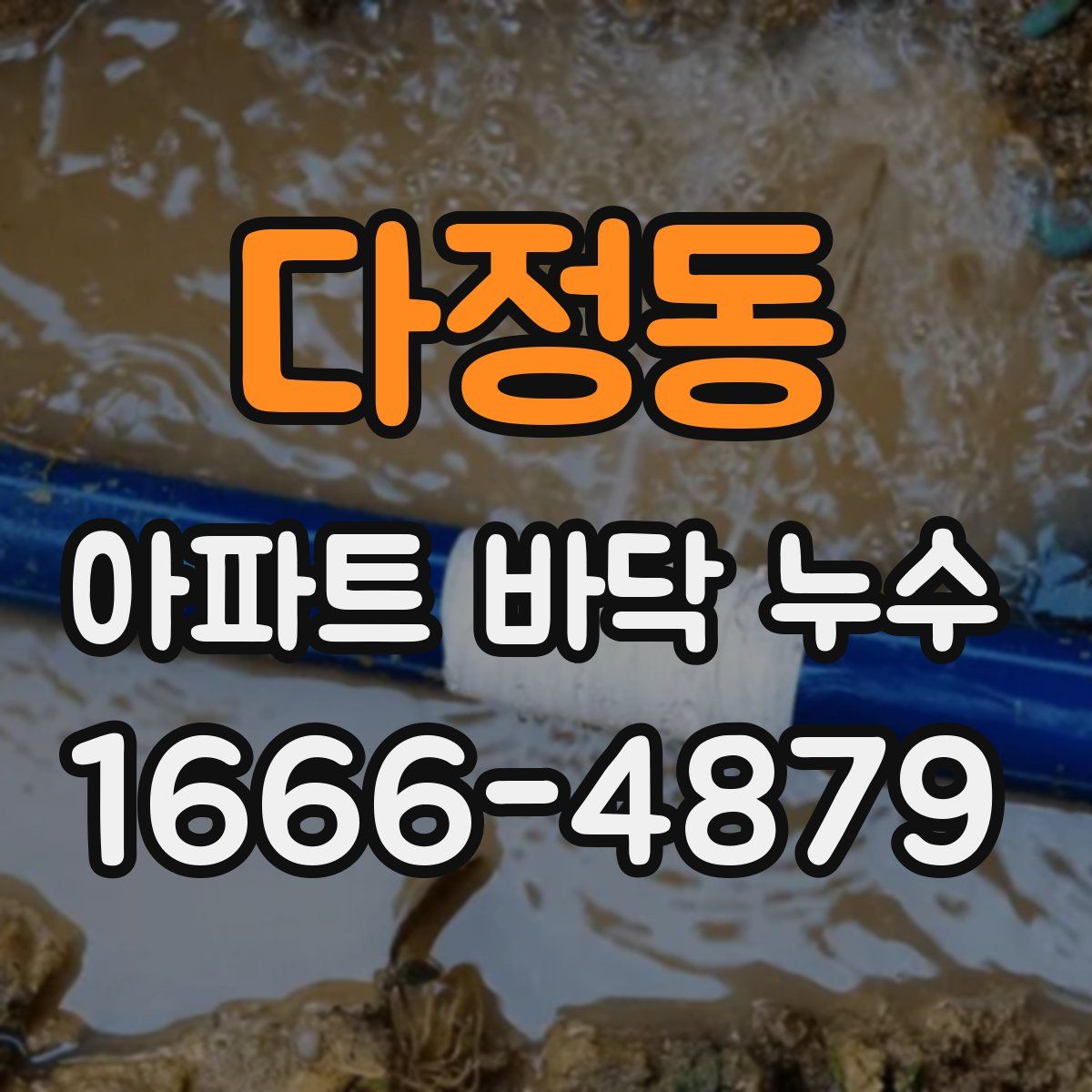 다정동 아파트 바닥 누수