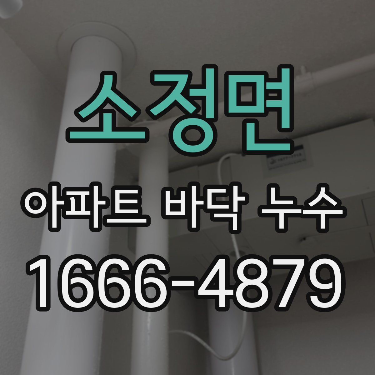 소정면 아파트 바닥 누수