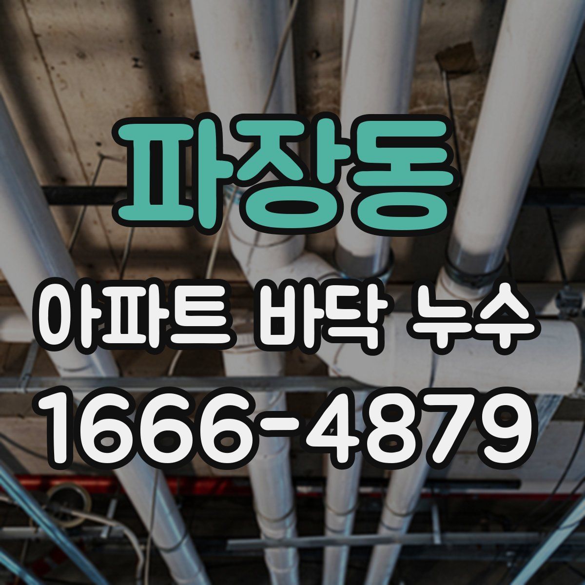 파장동 아파트 바닥 누수