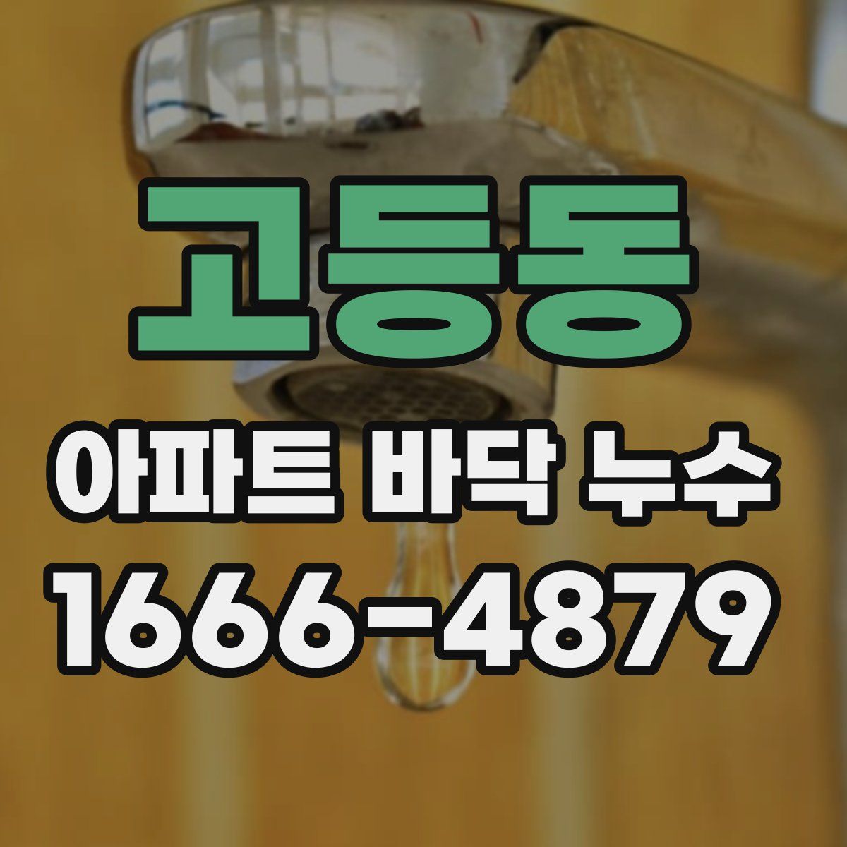 고등동 아파트 바닥 누수