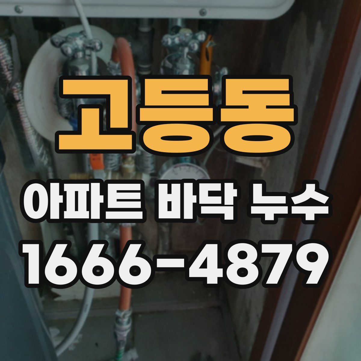 고등동 아파트 바닥 누수