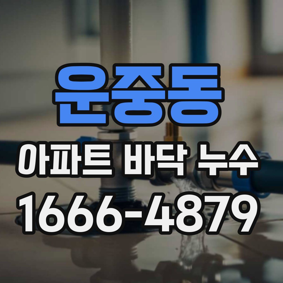 운중동 아파트 바닥 누수