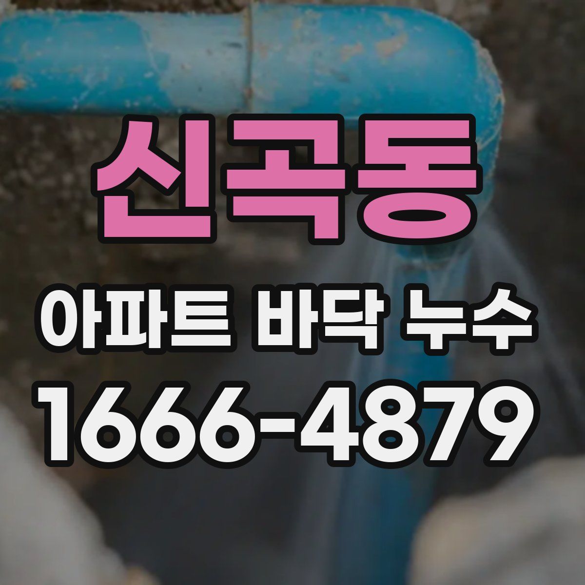 신곡동 아파트 바닥 누수