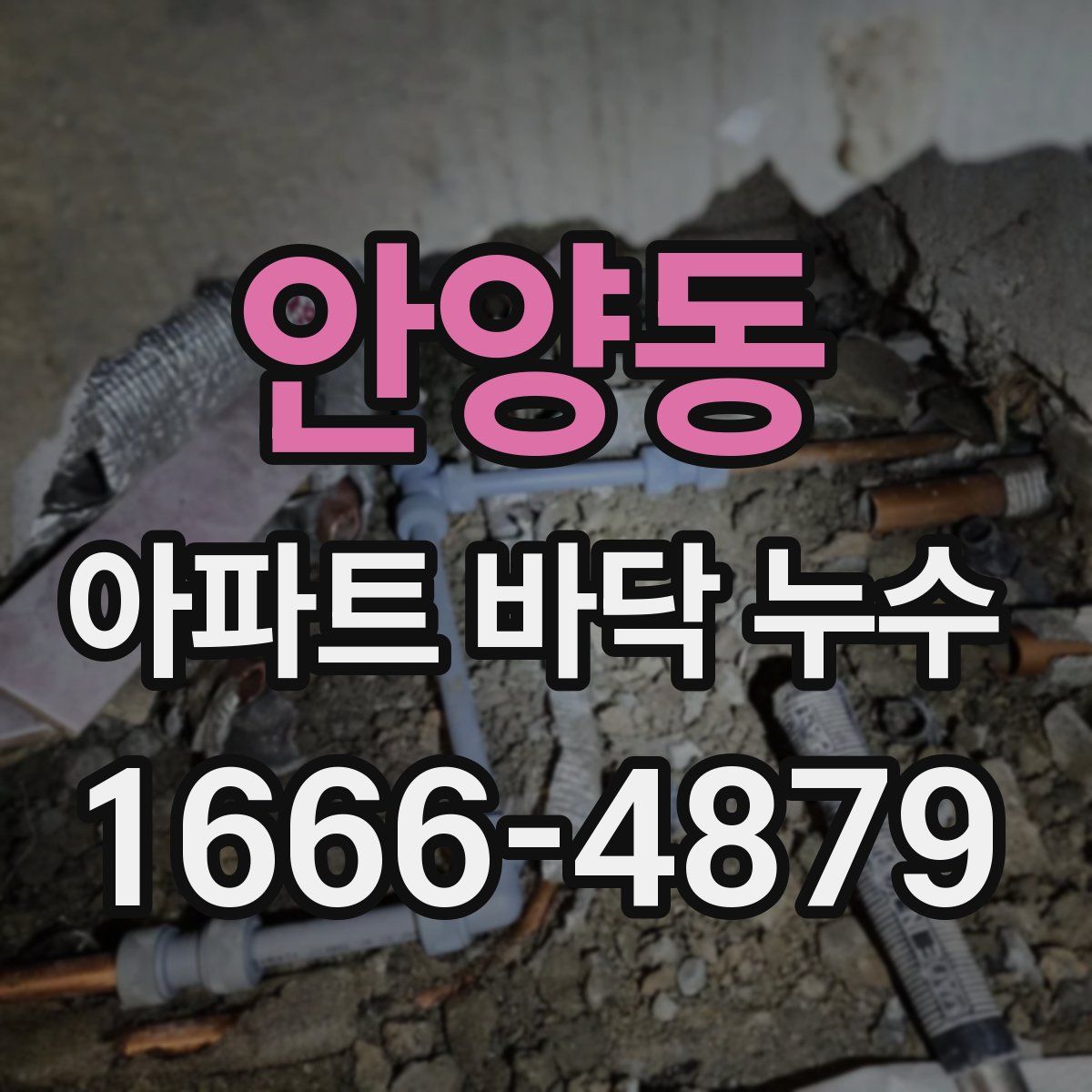 안양동 아파트 바닥 누수