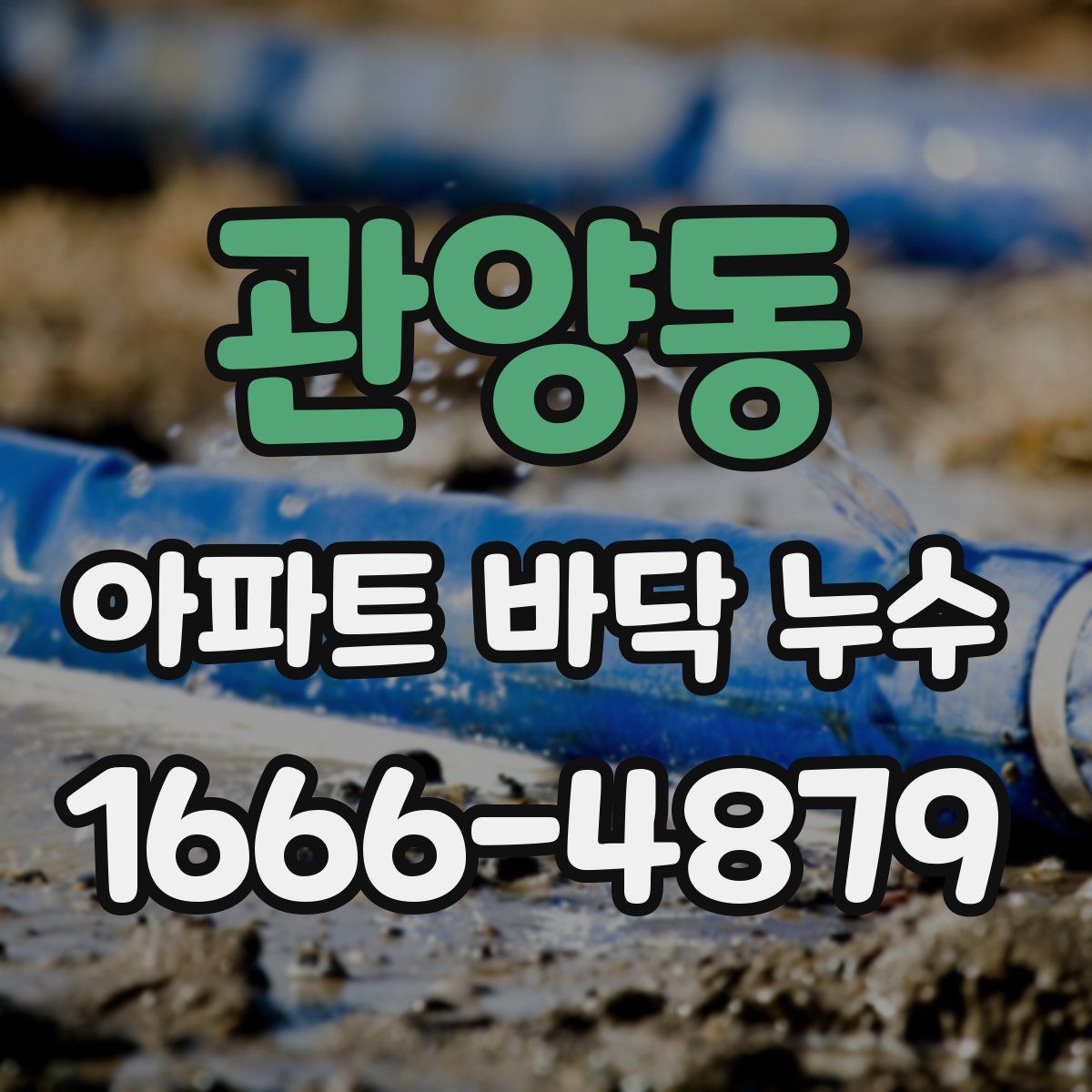 관양동 아파트 바닥 누수