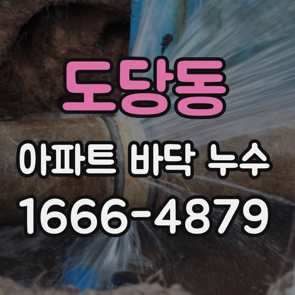 도당동 아파트 바닥 누수