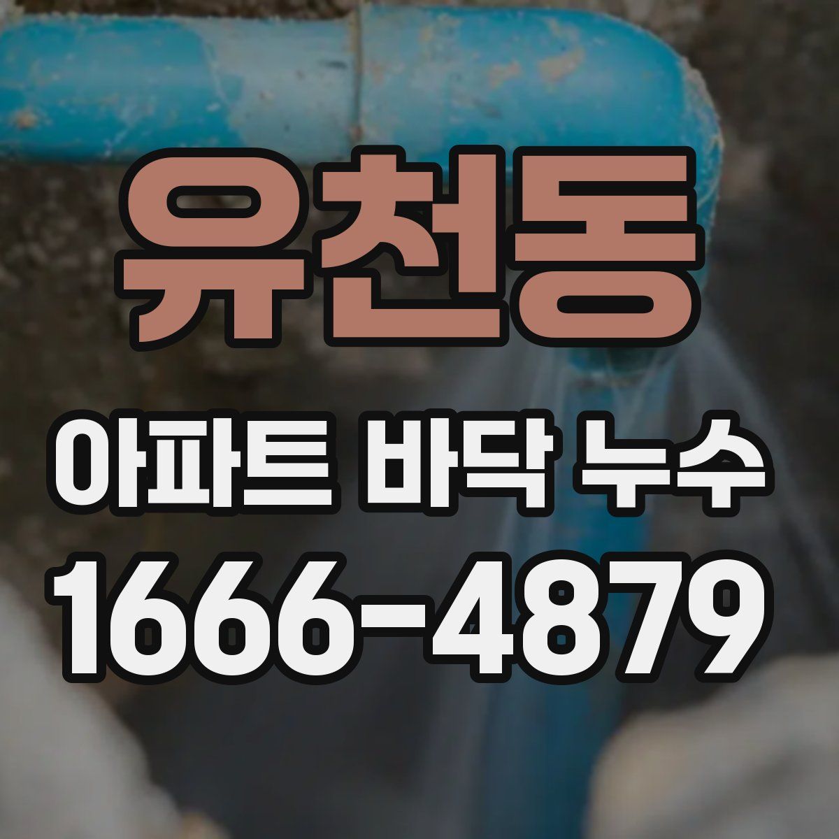 유천동 아파트 바닥 누수