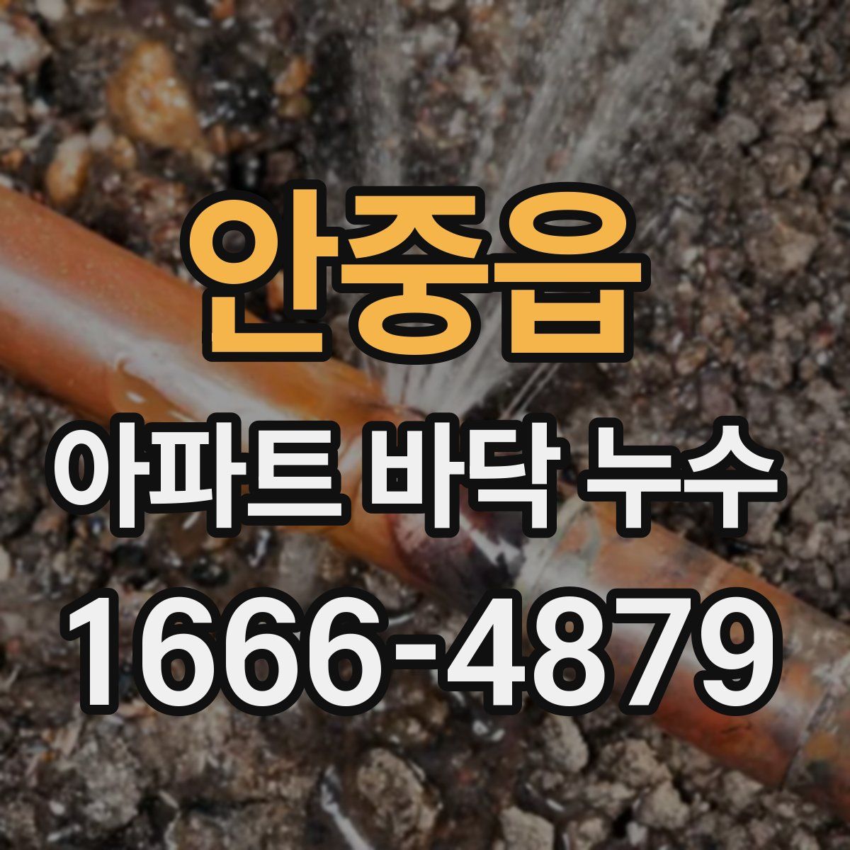 안중읍 아파트 바닥 누수