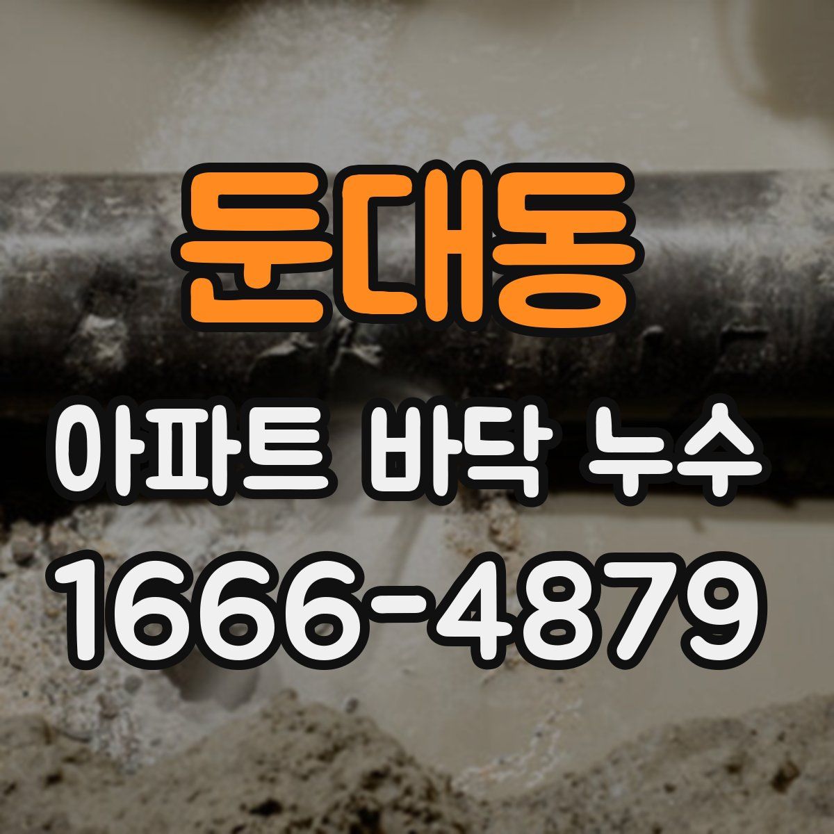 둔대동 아파트 바닥 누수