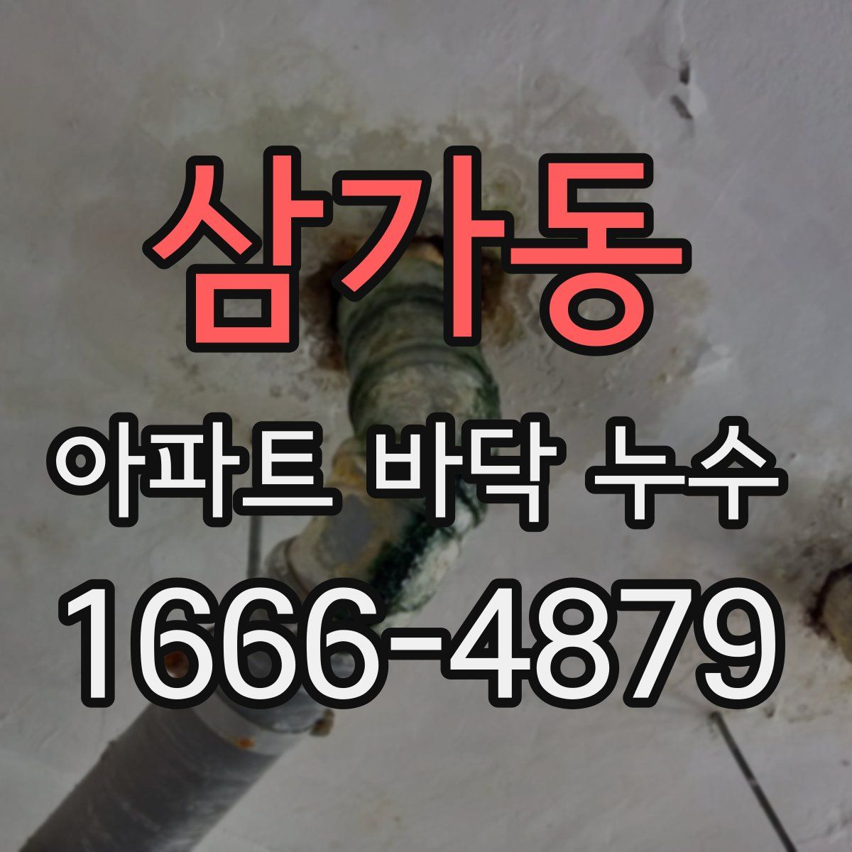 삼가동 아파트 바닥 누수
