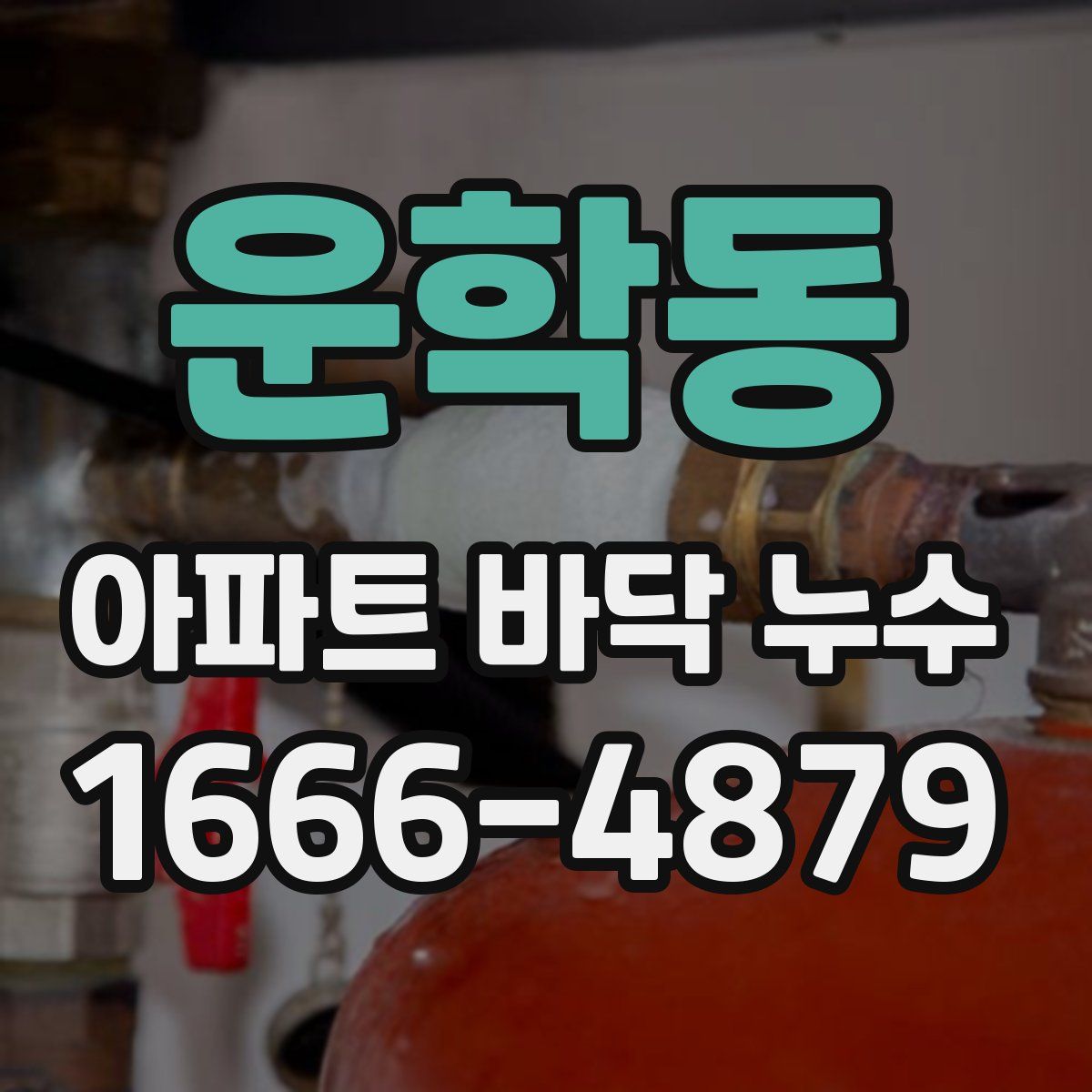 운학동 아파트 바닥 누수
