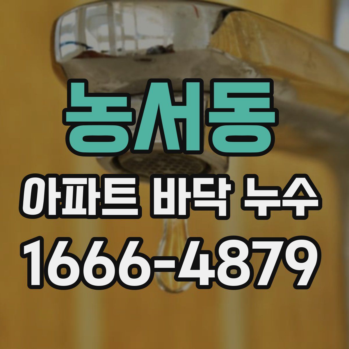 농서동 아파트 바닥 누수